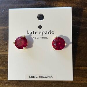 Kate Spade Red Stud Earrings